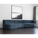 Jaclyn Danny Dusty Blue Modular Right Armchair